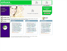 Tablet Screenshot of embrace.asponlinesoftware.com